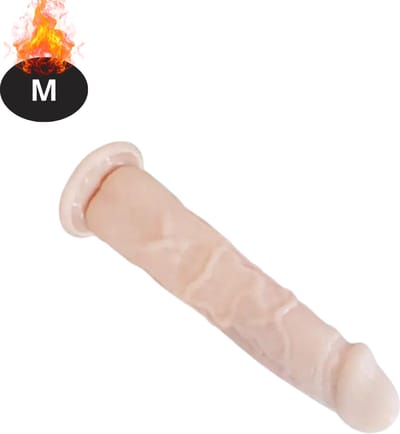 Nivard Dildo - Anaal - Met Zuignap - Siliconen - Sex Toys - Voor Mannen & Vrouwen - Voor Koppels - Couples - Beige - M
