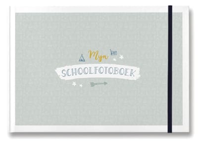 Maan Amsterdam Schoolfotoboek - Mint - A4 - Invulboek voor schoolfoto's - Fotoalbum geschikt voor 17 schooljaren klassenfoto/pasfoto - Inclusief bewaarenvelop