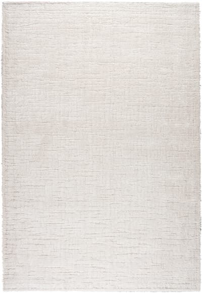 Rugsman Kyoto 014.0500.6161 Vloerkleed - 160 x 230 cm - Wit - Rechthoekig - Polyester - Eetkamer, Woonkamer, Slaapkamer - Effen - Modern, Scandinavisch