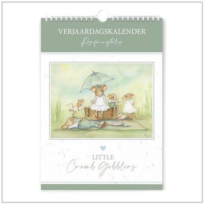 Verjaardagskalender | Little Crumb Gobblers | Wandkalender Rosefairytales