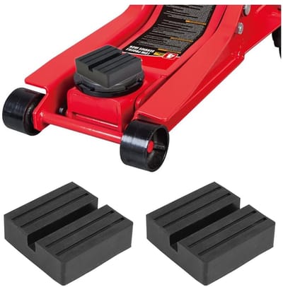 Cosensi- Krikpads 2 stuks - Rubber - Antislip - Universeel - Stevig - Afmetingen 75 x 75 x 25 mm - Steunblok