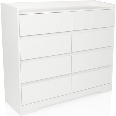 Sideboard / commode OSOYRO 110x38x98 cm 8 laden wit hjh LIVING