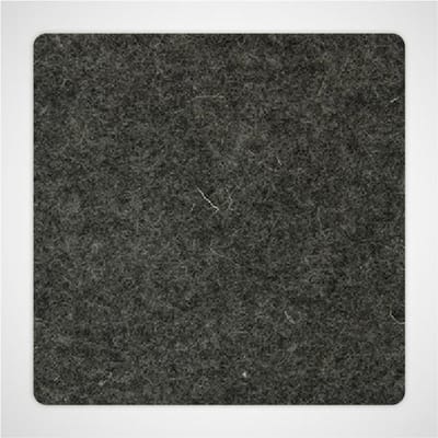 Vierkante vilt onderzetters - Gemeleerd antraciet - 6 stuks - 10 x 10 cm - Glas onderzetter - Cadeau - Woondecoratie - Woonkamer - Tafelbescherming - Onderzetters Voor Glazen - Keukenbenodigdheden - Woonaccessoires - Tafelaccessoires
