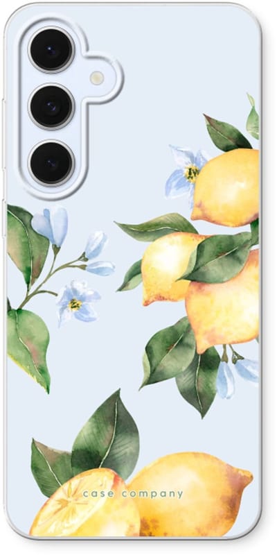 Case Company® - Hoesje geschikt voor Samsung Galaxy S24 FE hoesje - Orchard Sun - Soft Cover Telefoonhoesje - Bescherming aan alle Kanten en Schermrand
