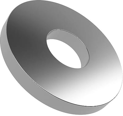 Set van 10 roestvrijstalen sluitringen M16 x 30 mm voor corrosiebestendige toepassingen