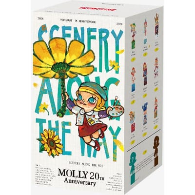 POP MART MOLLY Scenery Along the Way 20e Verjaardag Serie Figuren Blind Box