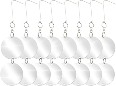 Reflecterende Holografische Duivenbeschermer - 16 Stuks Vogelafschrikker met Diamantvorm voor Effectieve Vogelbescherming