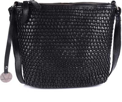 Echte Leren Crossbody Slingtassen voor Dames – Trendy Casual en Kantoortas met Verstelbare Schouderband
