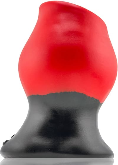 Oxballs - Pighole Lava - Holle Buttplug - Tunnelplug - Rood/Zwart