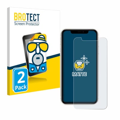 BROTECT - Screenprotector voor Apple iPhone 11 - Folie Beschermfolie matte 2 Stuks