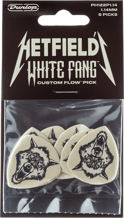 Jim Dunlop James Hetfield - Plectrums - Player's Pack 6 Stuks - 1,14 mm