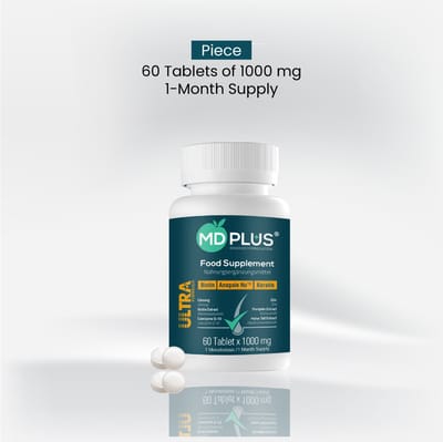 Md Plus Ultra Hair Multivitamin 60 Tablet - Anti Haaruitval - Ondersteunend voor Haargroei - Hairtimeistanbul