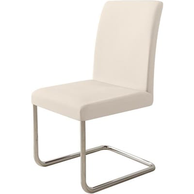 Housse de chaise multicolore en tissu imperméable, en Spandex, élastique, souple, housse de siège pour bureau, cuisine, salle à manger 1 Piece ivoire