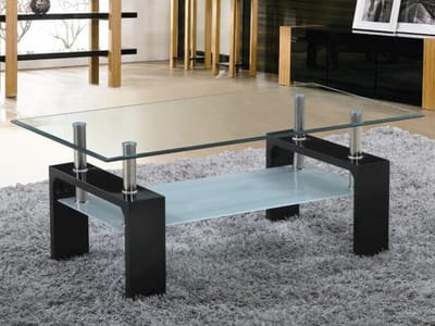 Salontafel 'Alana' Hoogglans Zwart