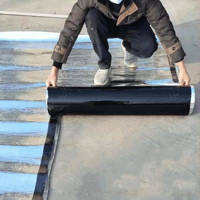 Reparatietape Dak - Bitumentape Afdichting - Lekkages Dichten - Sterke Hechting Hittebestendig - 0.6x4m - Aluminium