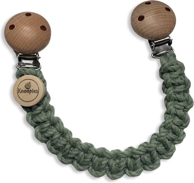Knoopies Knuffelkoord - Olijfgroen - Katoenkoord - Handgemaakt in ons Macramé Atelier - Prijs per Stuk - Inclusief Verzendkosten