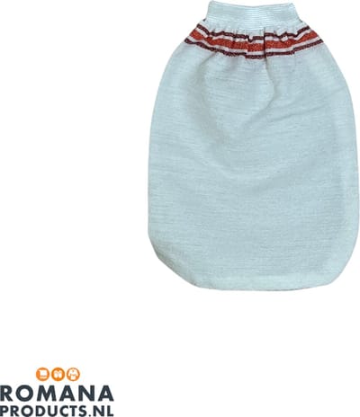 Romana Products Scrubhandschoen met Manchet - Zachte Exfoliatie voor een Gladde Huid - Turquoise