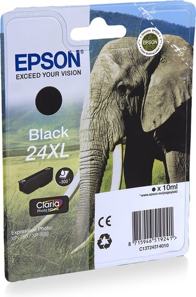 Epson 24XL (T2431)  - Inktcartridge / Zwart / Hoge Capaciteit