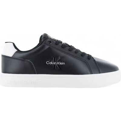 Calvin Klein Classic Cupsole Mono - Herren Sneakers Schuhe Schwarz YM0YM01369-0GM ORIGINAL EU 44 UK 10 zwart