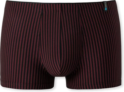Schiesser Long Life Soft Heren Onderbroek - zwart rood