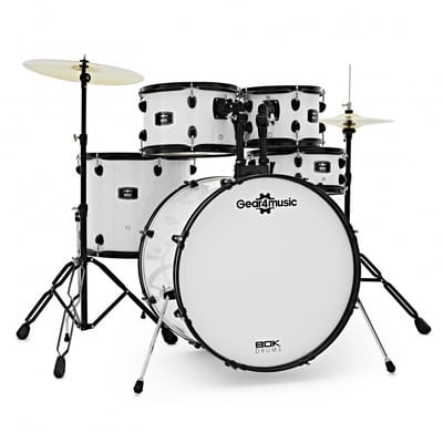 BDK-22 Rock Drumstel van Gear4music, Wit