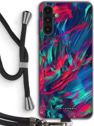Case Company® - Hoesje met koord geschikt voor Samsung Galaxy A04s hoesje met Koord - Pilgrims Of The Sea - Telefoonhoesje met Zwart Koord - Bescherming aan alle Kanten en Over de Schermrand