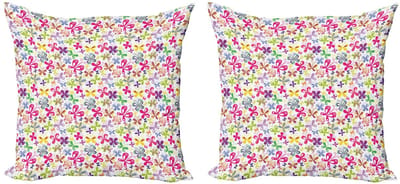 ABAKUHAUS Kussenhoes – Vlinder Fauna – 60x60 cm, Multicolor