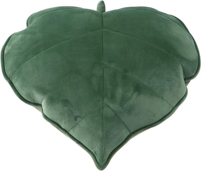 Decoratief Kussen - Blad Kussen - Woonkamer Decoratie - Zacht PP Katoen Vulling - 50x50x17cm - Groen