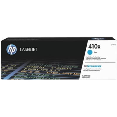 HP CF411X nr. 410X toner cartridge cyaan hoge capaciteit (origineel)