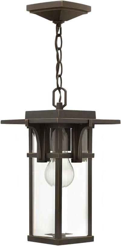 Hinkley LED Buiten Hanglamp Manhattan | 1X E27 Max 60W | Dimbaar | Oil Rubbed Bronze