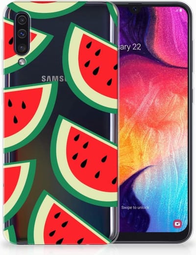 Samsung Galaxy A50 Siliconen Case Watermelons