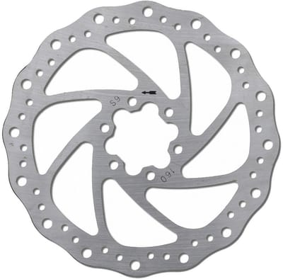 Brakco Inox Trail Remschijf Zilver 160 mm
