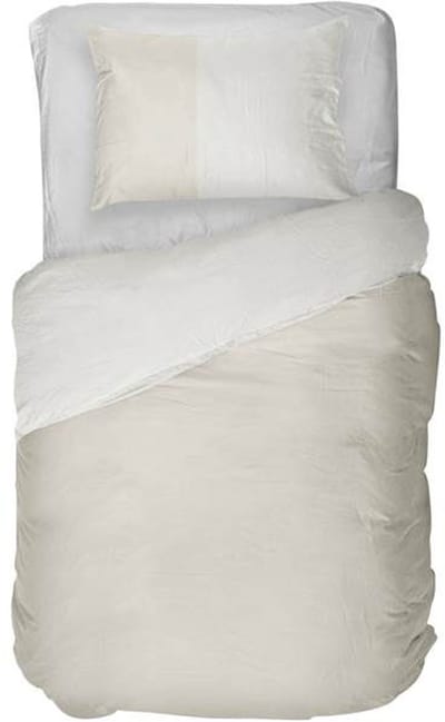 Kayori Gosen Dekbedovertrek - Eenpersoons - 140x200/220 cm - Offwhite