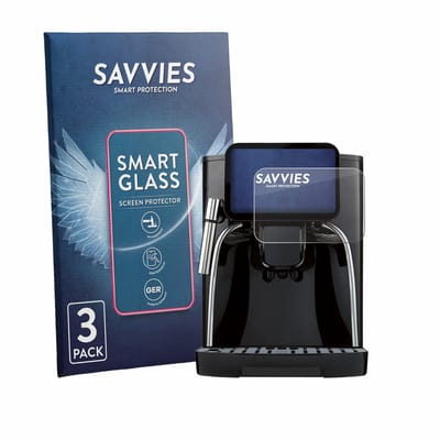 3 Stuks Savvies Screenprotector - geschikt voor SilverCrest SKVA 1450 A2 - beschermfolie glas transparant