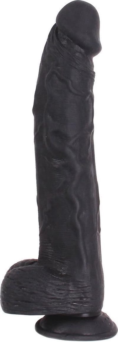 Kiotos Cox - Extra Grote Dildo 34,5 x 6 cm - Zwart