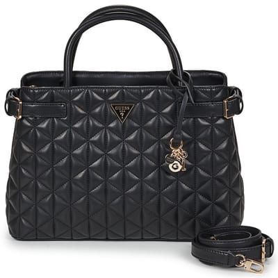 Guess Paisleigh Medium Handtas Dames - Imitatieleer - Zwart