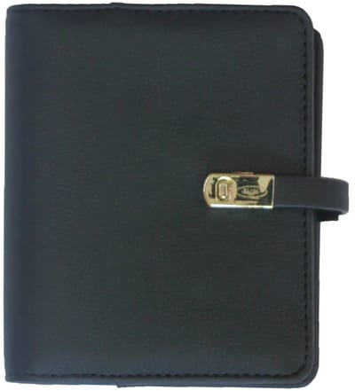 1311-95 hervulbare Pocket Agenda Korrel Zwart 1 week per 2 paginas 2026-2027-2028