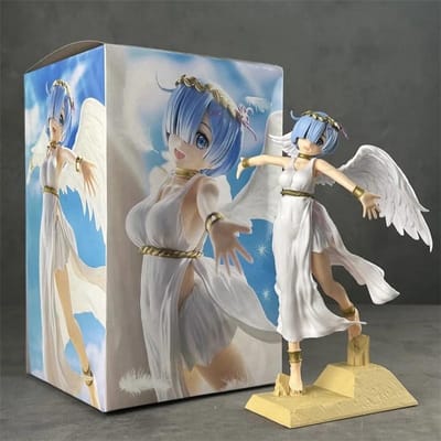 Figurine Anime Re 20CM:Life In A Different World From Zero Ange Fantôme Super Modèle Rem Jouet PVC Collection Ornements de Bureau no retail box gray