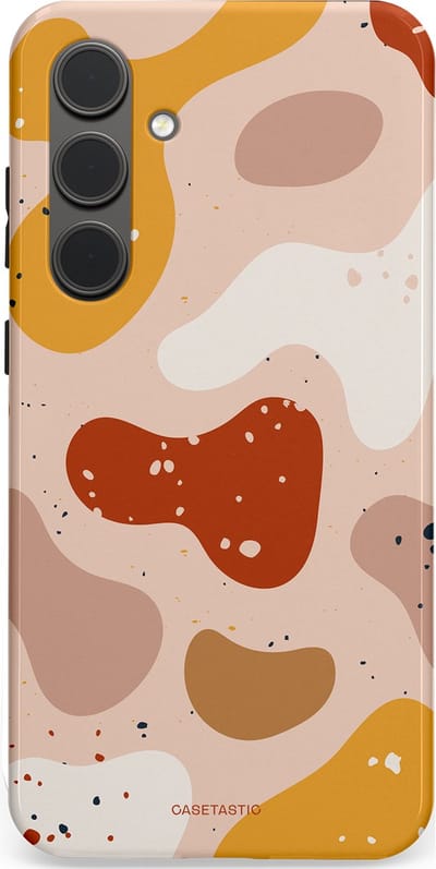 Casetastic Hoesje Geschikt voor Samsung S24 Plus - Stijlvolle Beschermende Duo-layer Case - Terrazzoque