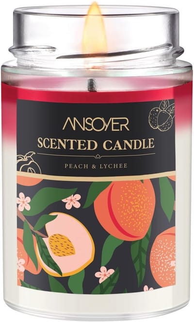 Aromatherapie Geurkaarsen voor Thuis - Langdurige Kaarsen met 65+ Uur Brandtijd