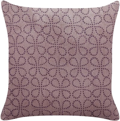 LARKSPUR - Sierkussen - Roze - 45 x 45 cm - Fluweel