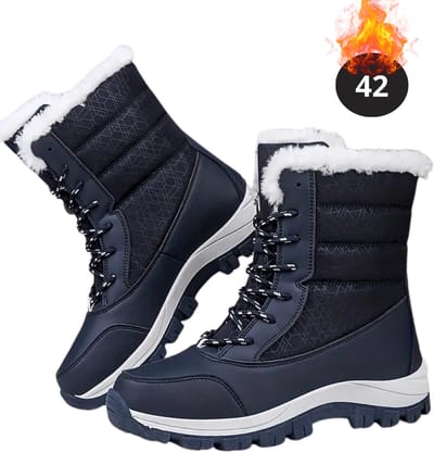 Nivard Snowboots - Sneeuwschoenen - Sneeuwboots - Dames - Wintersport - Ski - Skischoenen - Blauw - 42- Laarzen