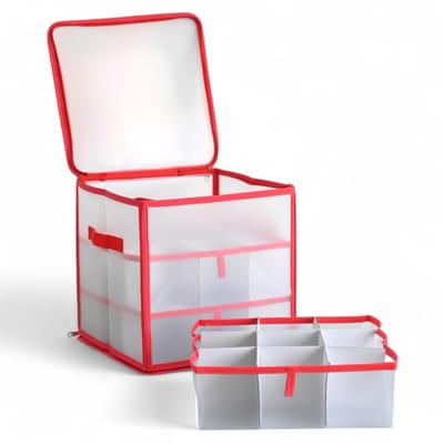 Dailygoods- Opbergdoos Inklapbaar - Sorteerdoos - Kersttas voor