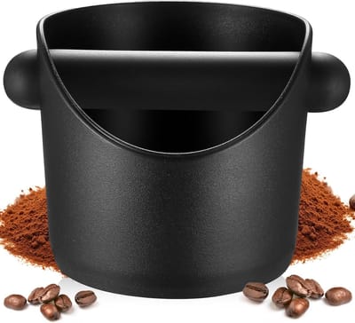 Koffiedik Afvalbak, Koffiegronden Verwijdering, Barista Accessoires, Met Afneembare Stang en Antislip Bodem, Ideaal voor Espresso Machines en Koffieliefhebbers