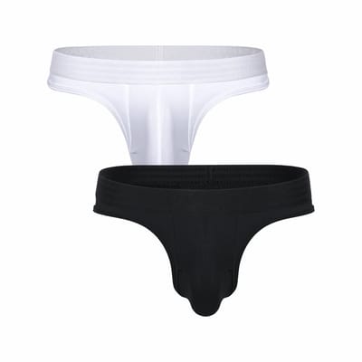 SUKREW Classic Thong Multipack 1x Starlight + 1x Eclipse - MAAT S - Heren Ondergoed - String voor Man - Mannen Thong