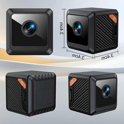 Binnen Camera WiFi - Mini Spy Camera - Huis Bewaken - Nachtzicht Tot 5m - 1080p Resolutie - Wit