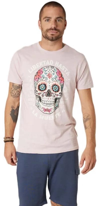 Deeluxe Craneo T-shirt Met Korte Mouwen Beige L Man