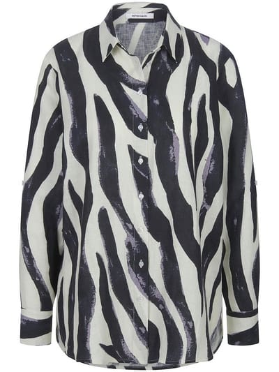 Blouse Van Peter Hahn wit