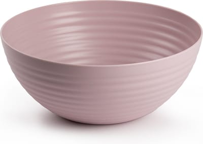 Plasticforte Serveerschaal/saladeschaal - D25 x H10.5 cm - kunststof - roze - 3500 ml