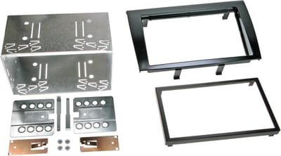 2-DIN Paneel geschikt voor Fiat Bravo (198) 2007-2014 - Kleur: Piano Zwart